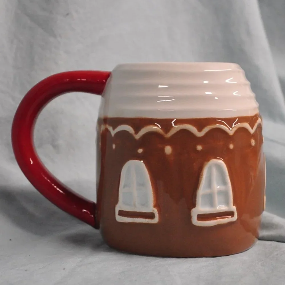*BOGO mugs* Target WonderShop NWOT mug Gingerbread House (H71)
